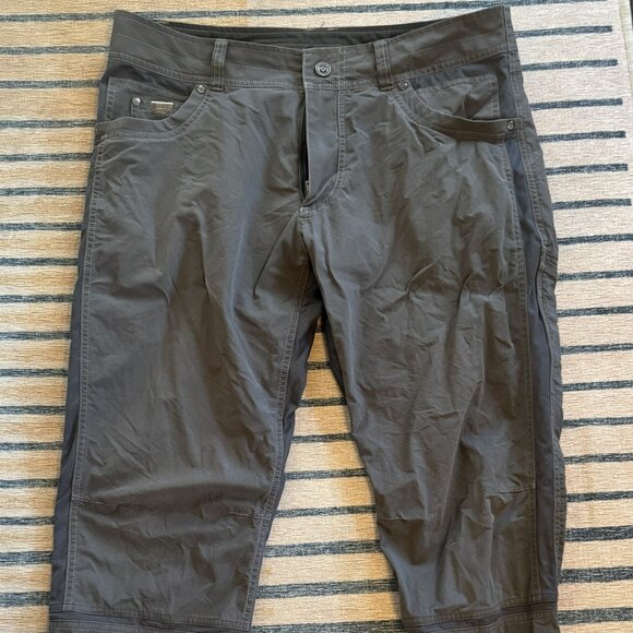 Men's gray Kuhl Radikl outdoor hiking pants 36x32 - Picture 1 of 5